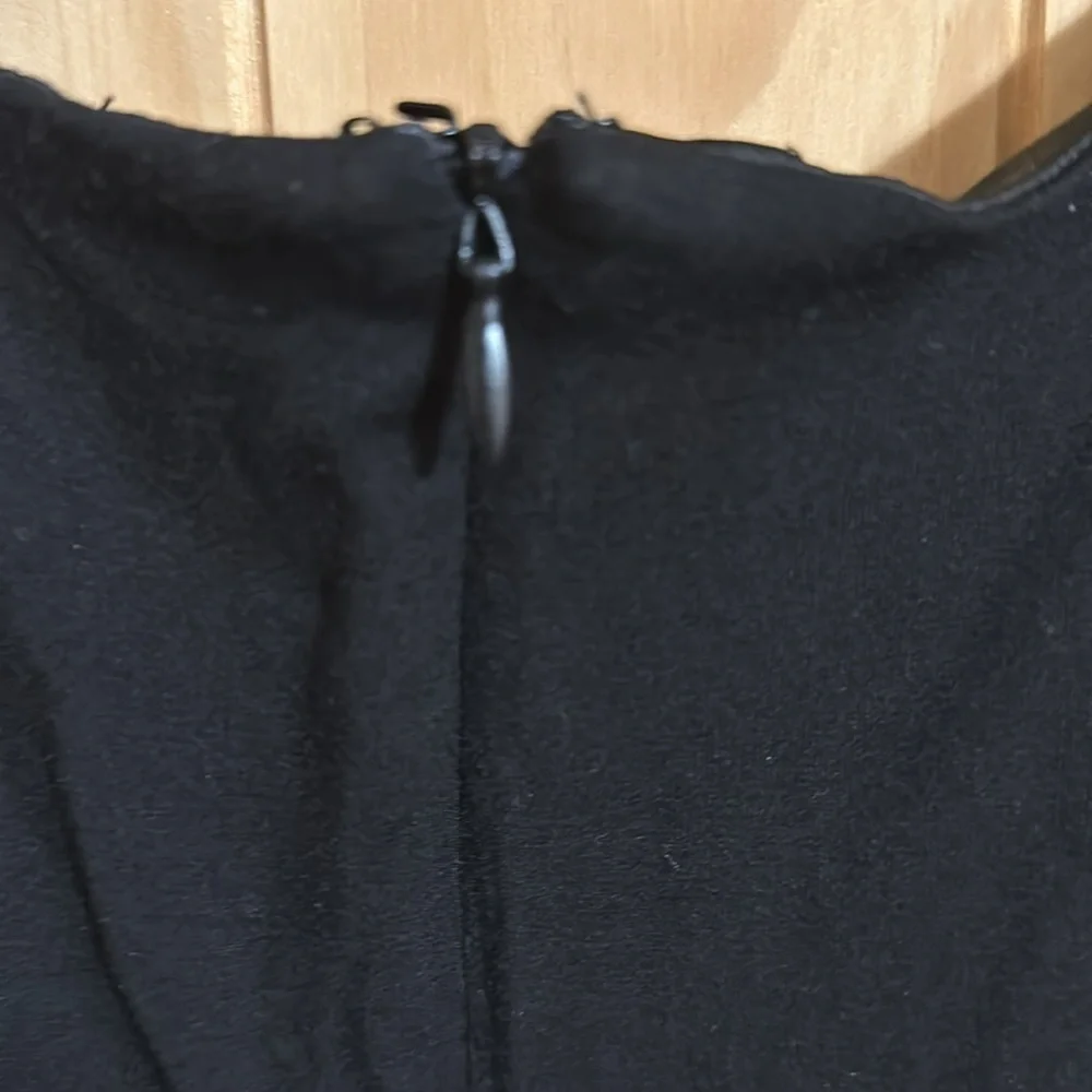 Carmen Marc Valvo Black Gold Studded Dress - Picture 4 of 5